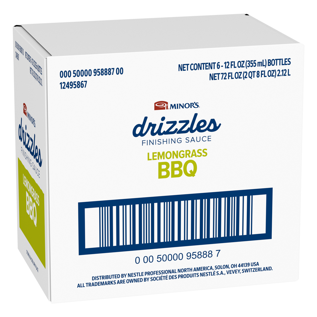 Minor's Ambient Ready To Use Lemongrass Bbq Drizzle-12 fl. oz.-6/Case