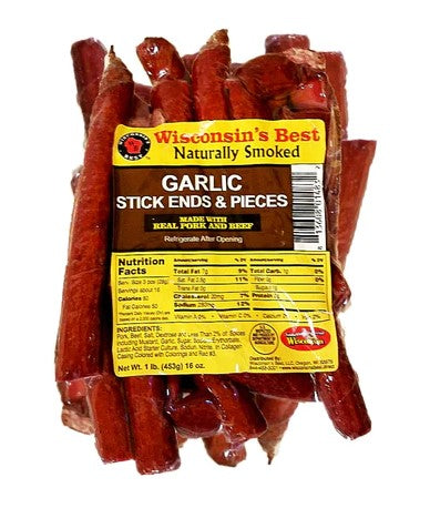 Wisconsins Best Garlic Stick Ends And Pieces-1 Each-12/Case