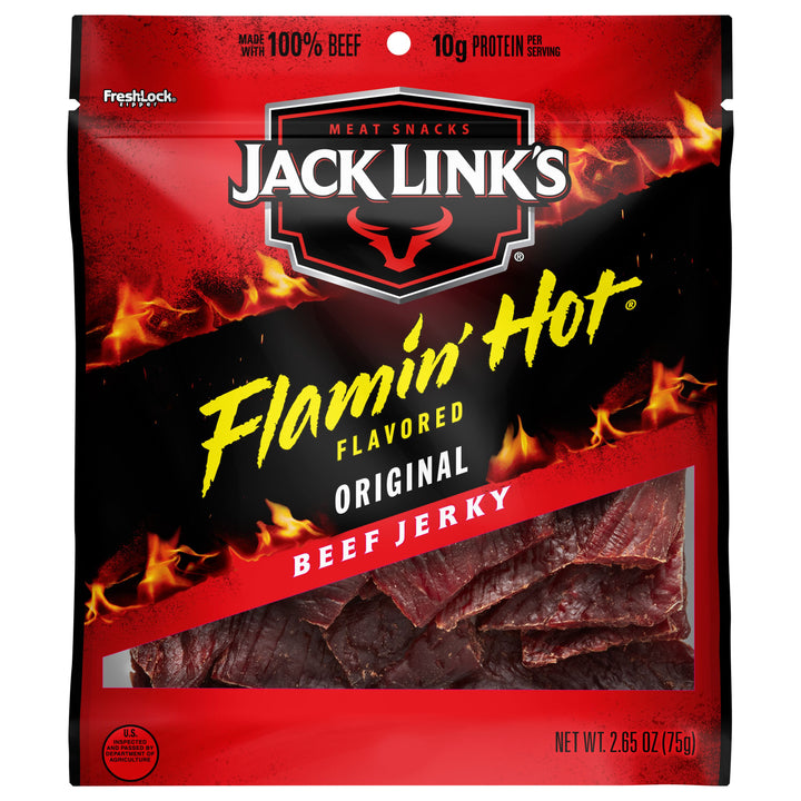 Jack Link's Beef Jerky Flamin Hot Original-2.65 oz.-12/Case