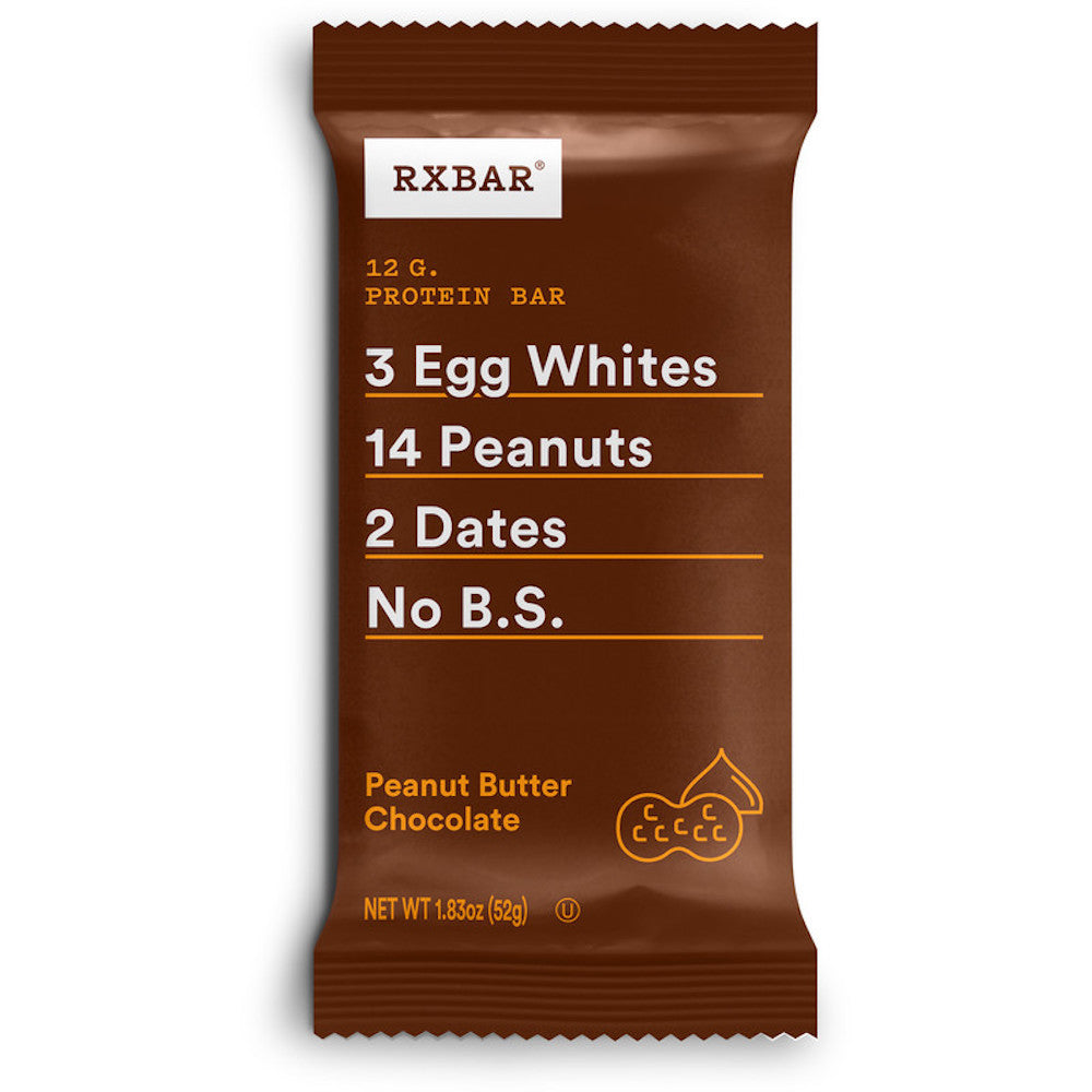 Rxbar Peanut Butter Chocolate Protein Bar-1.83 oz.-12/Box-6/Case