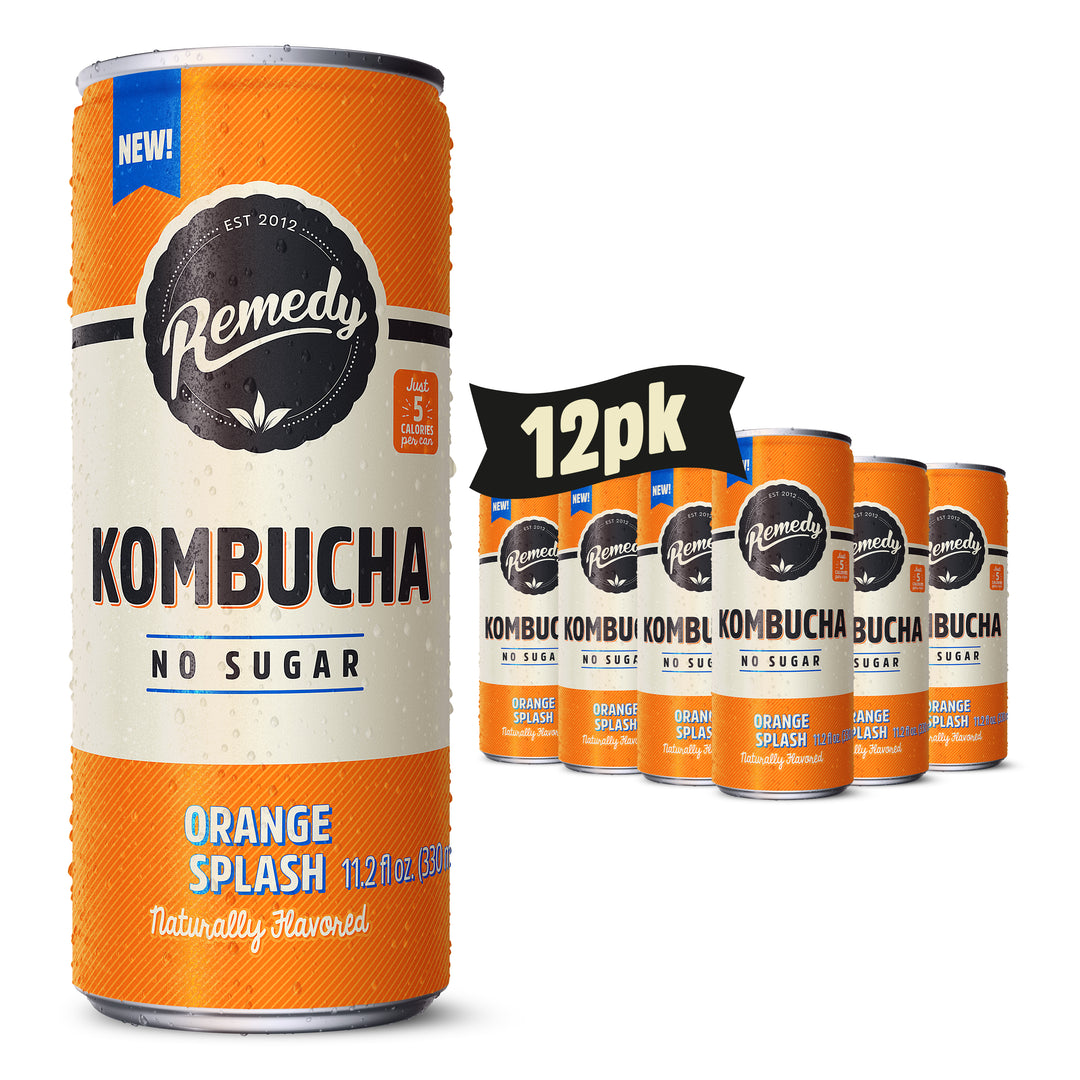 Remedy Kombucha Orange Splash-11 fl. oz.-12/Case