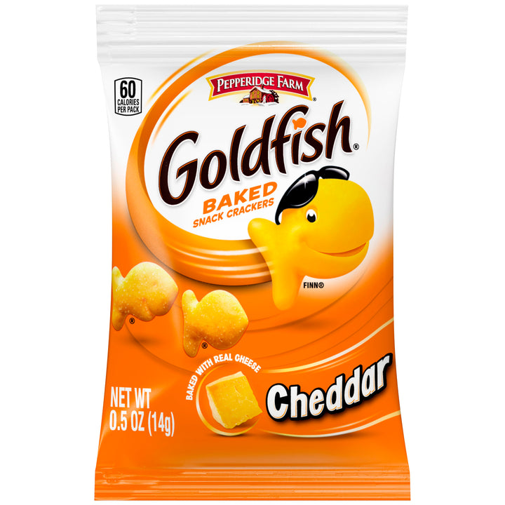 Pepperidge Farms Goldfish Cheddar Crackers-0.5 oz.-100/Case