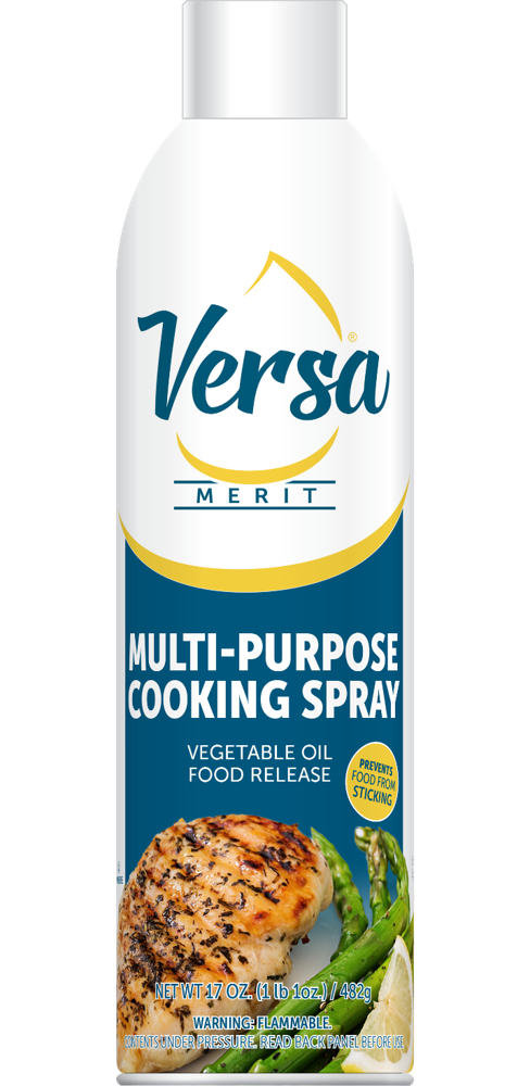 Versa Merit Multi Purpose Soybean Cooking Spray-17 oz.-6/Case