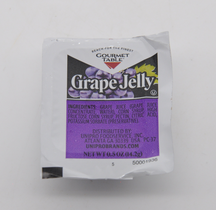 Gourmet Table Grape Jelly Cups-0.5 oz.-200/Case