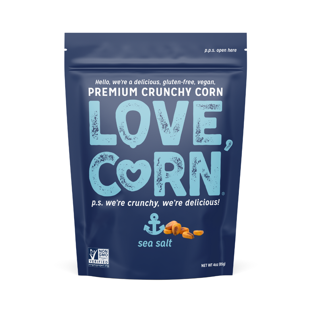 Love Corn Sea Salt-4 oz.-6/Case