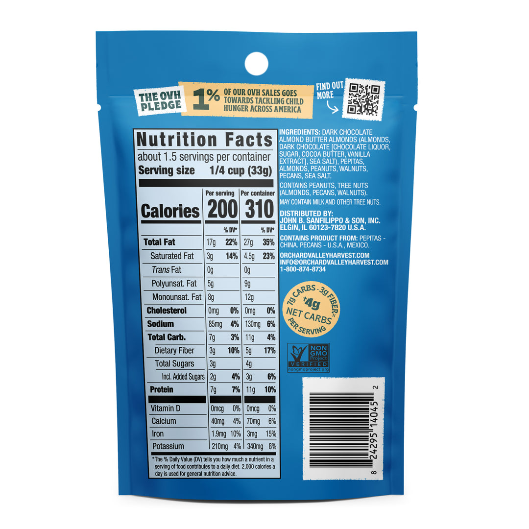 Orchard Valley Harvest Go-Go Keto Mix-1.85 oz.-14/Case