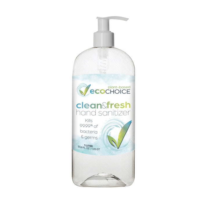 Sterno Ecochoice Hand Sanitizer Clean & Fresh With Pump-1 L-8/Case