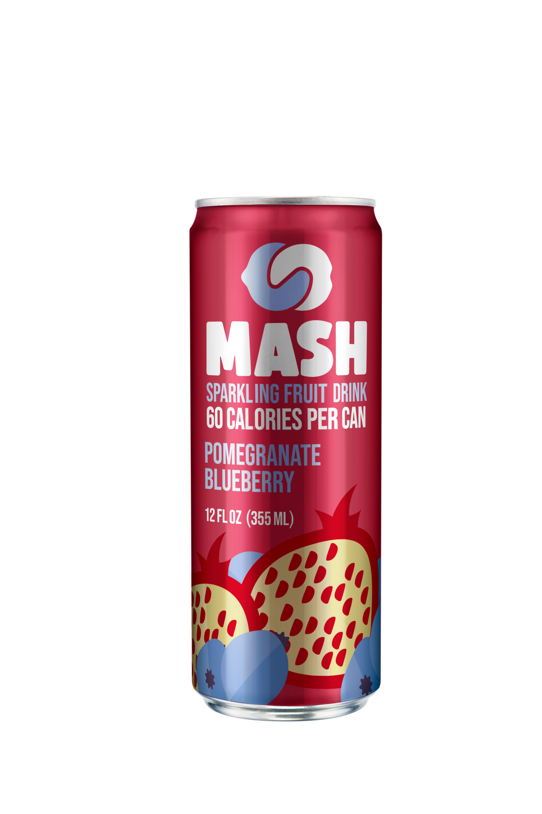 Mash Pomegranate Blueberry Slim Cans Case-12 fl. oz.-12/Case