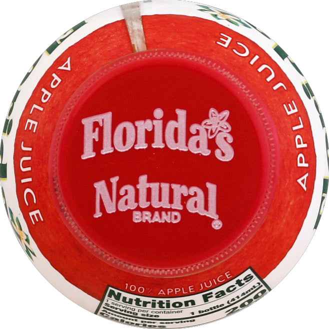 Florida's Natural Premium Not From Concentrate Apple Juice-14 fl. oz.-12/Case