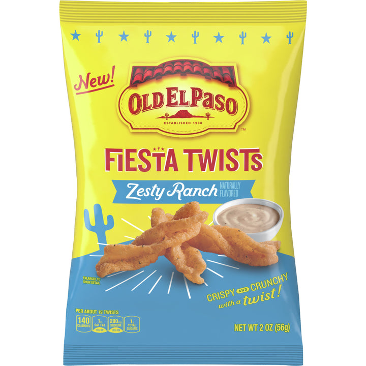 Old El Paso Zesty Ranch Fiesta Twist-2 oz.-6/Case