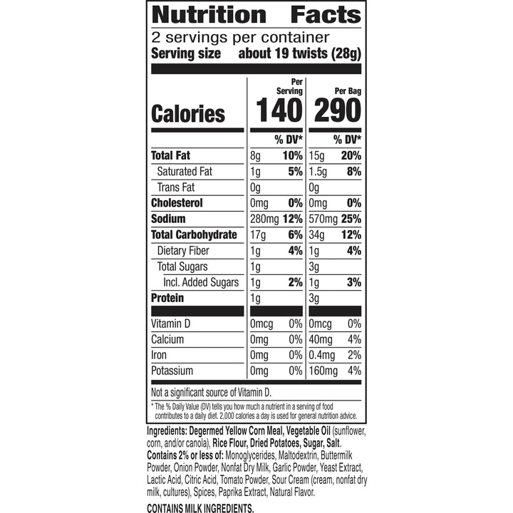 Old El Paso Zesty Ranch Fiesta Twist-2 oz.-6/Case