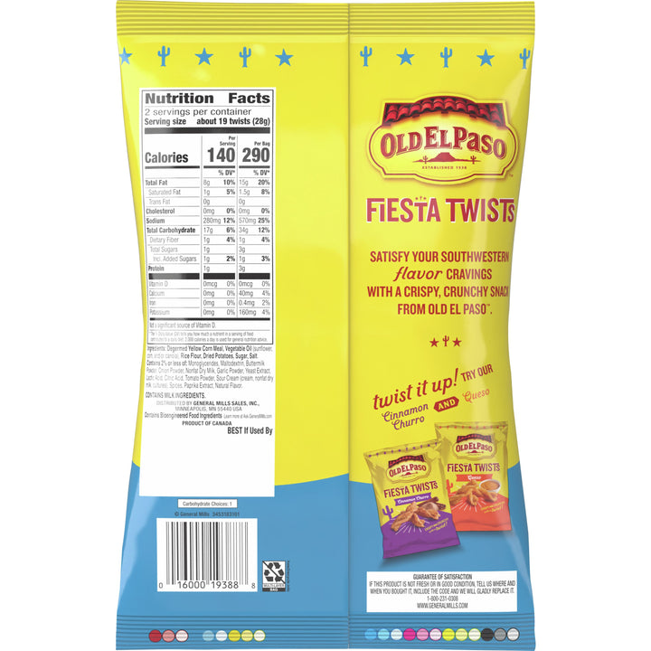 Old El Paso Zesty Ranch Fiesta Twist-2 oz.-6/Case