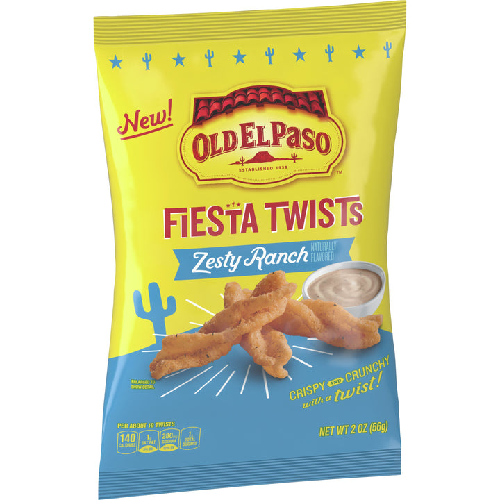 Old El Paso Zesty Ranch Fiesta Twist-2 oz.-6/Case
