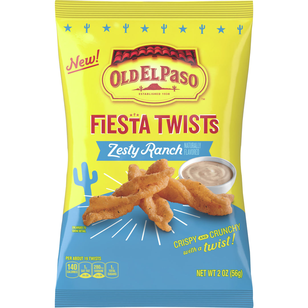 Old El Paso Zesty Ranch Fiesta Twist-2 oz.-6/Case