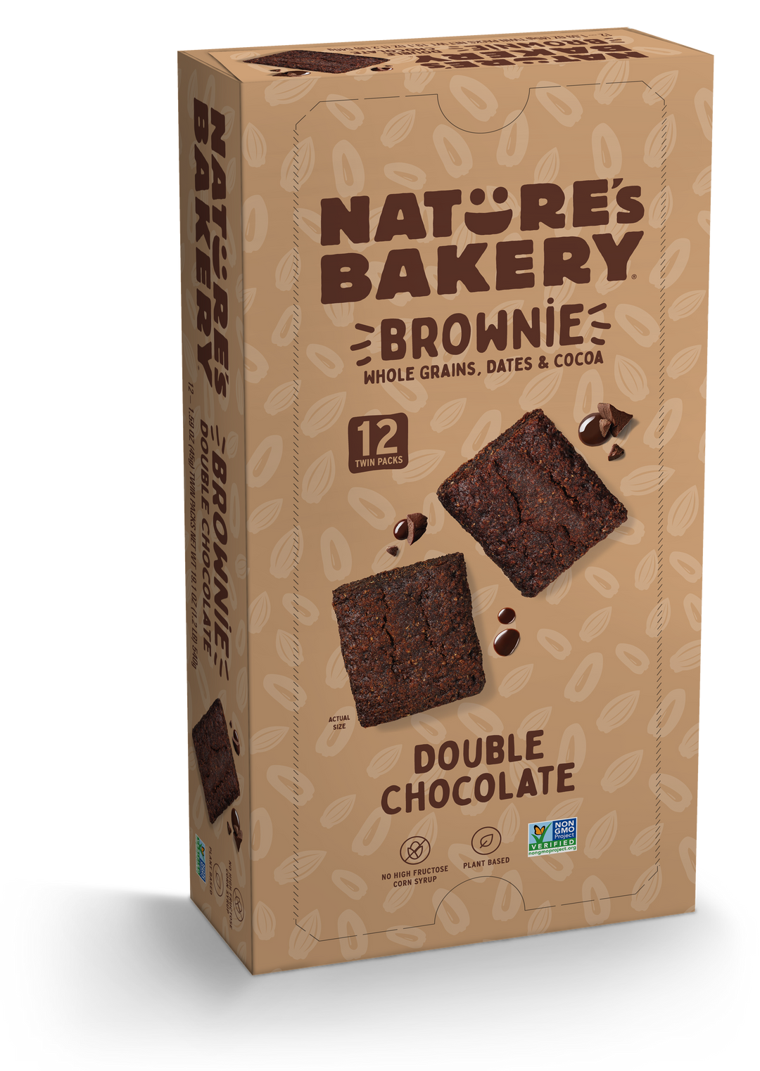 Nature's Bakery Double Chocolate Brownie-1.59 oz.-12/Box-7/Case