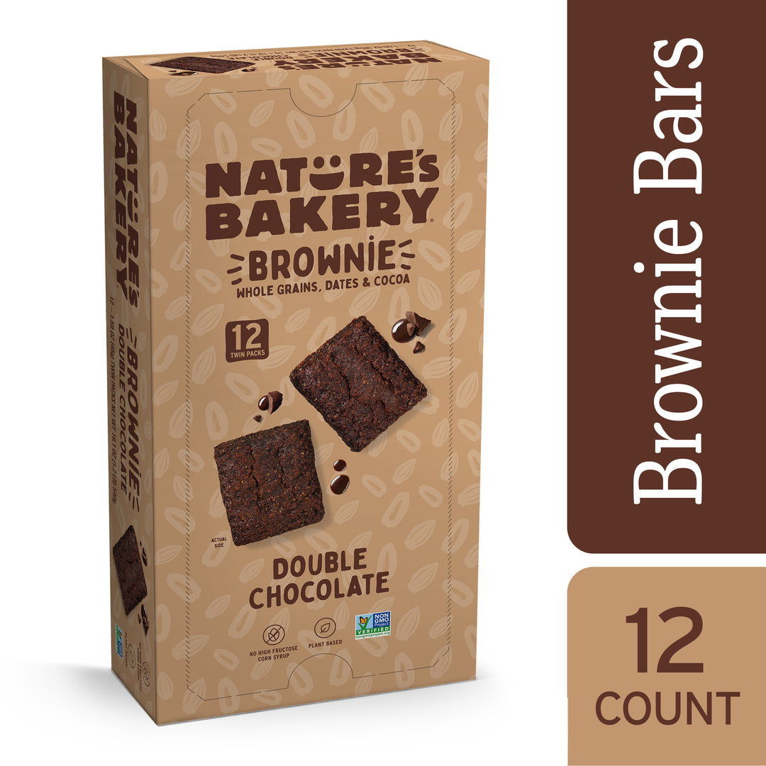 Nature's Bakery Double Chocolate Brownie-1.59 oz.-12/Box-7/Case