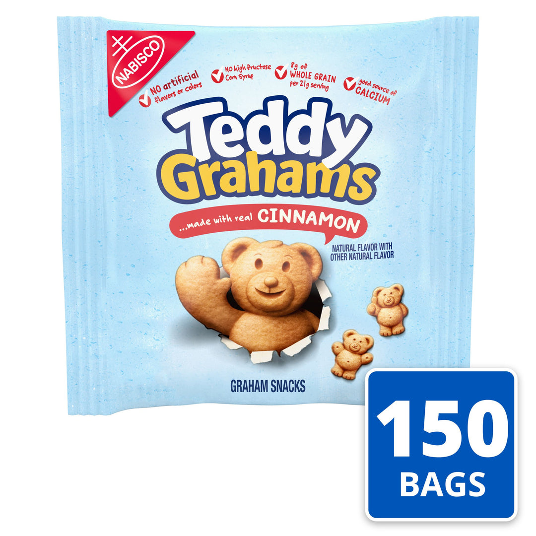 Teddy Grahams Cinnamon Cookies-0.75 oz.-150/Case