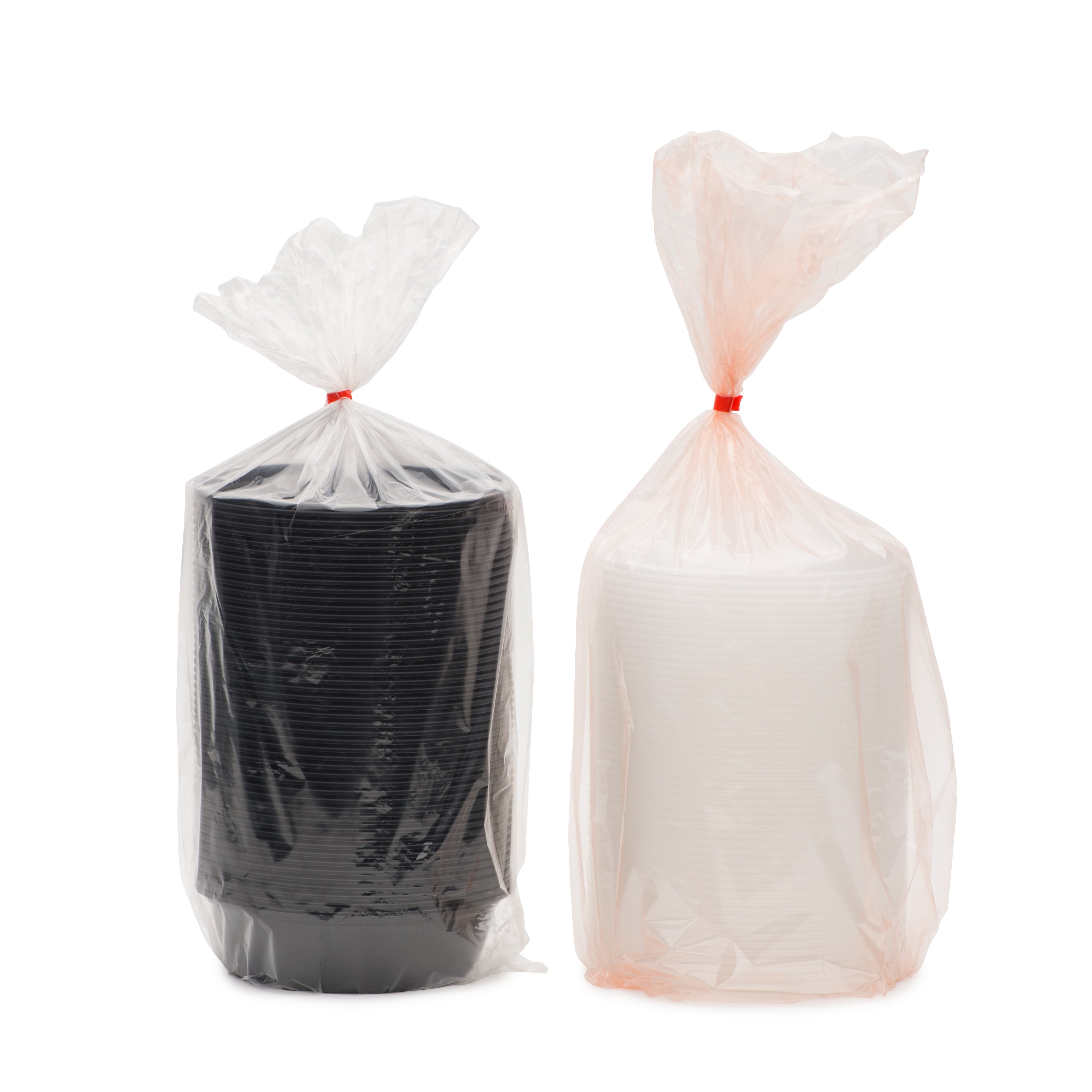 Compram Cubeware Cubeware 24 Oz Black Container With Lid Clear Vented Lid-150 Set-1/Case ...