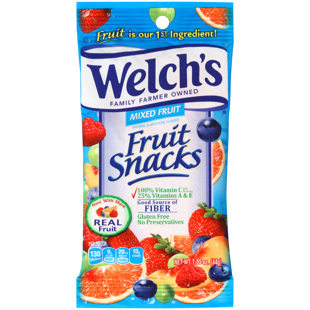 Welchs Mixed Fruit Fruit Snacks-1.55 oz.-144/Case