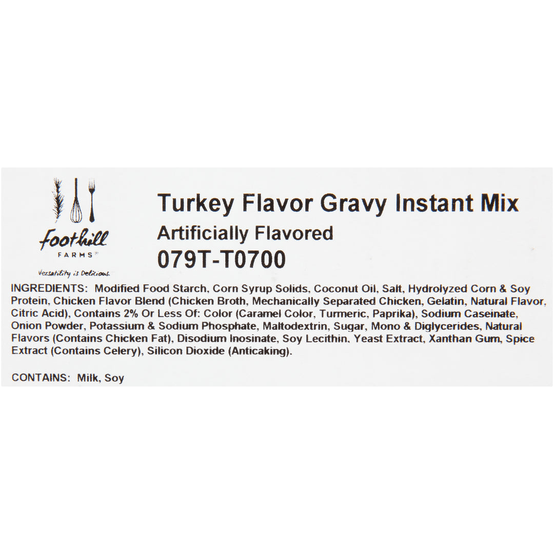 Foothill Farms Turkey Gravy Mix-14 oz.-8/Case