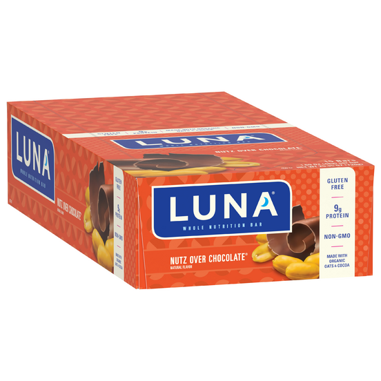 Luna Stacked Bar Nutz Over Chocolate-10.14 oz.-6/Case