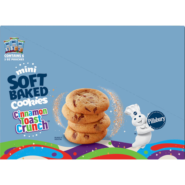 Pillsbury Soft Baked Cinnamon Toast Crunch Cookies-3 oz.-6/Box-9/Case