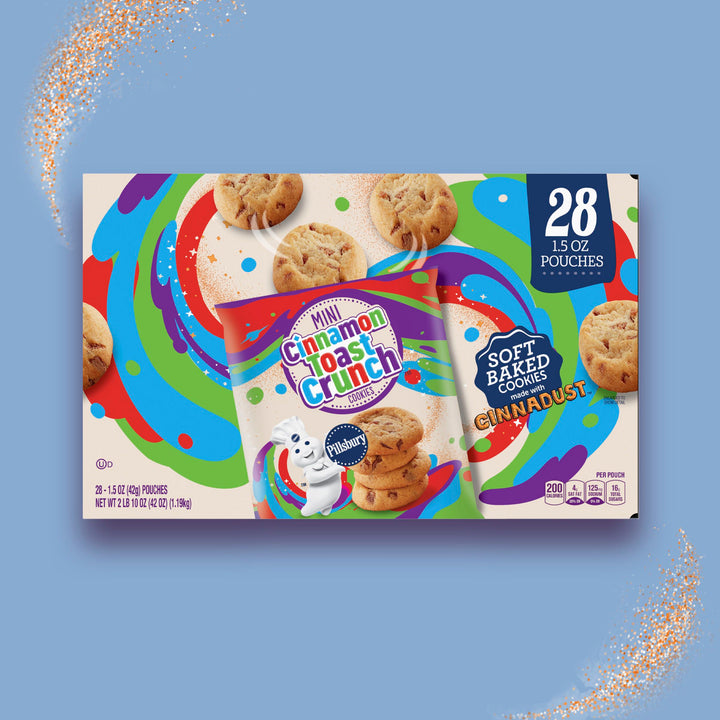 Pillsbury Soft Baked Cinnamon Toast Crunch Cookies-3 oz.-6/Box-9/Case