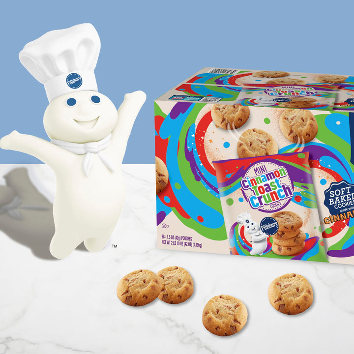 Pillsbury Soft Baked Cinnamon Toast Crunch Cookies-3 oz.-6/Box-9/Case