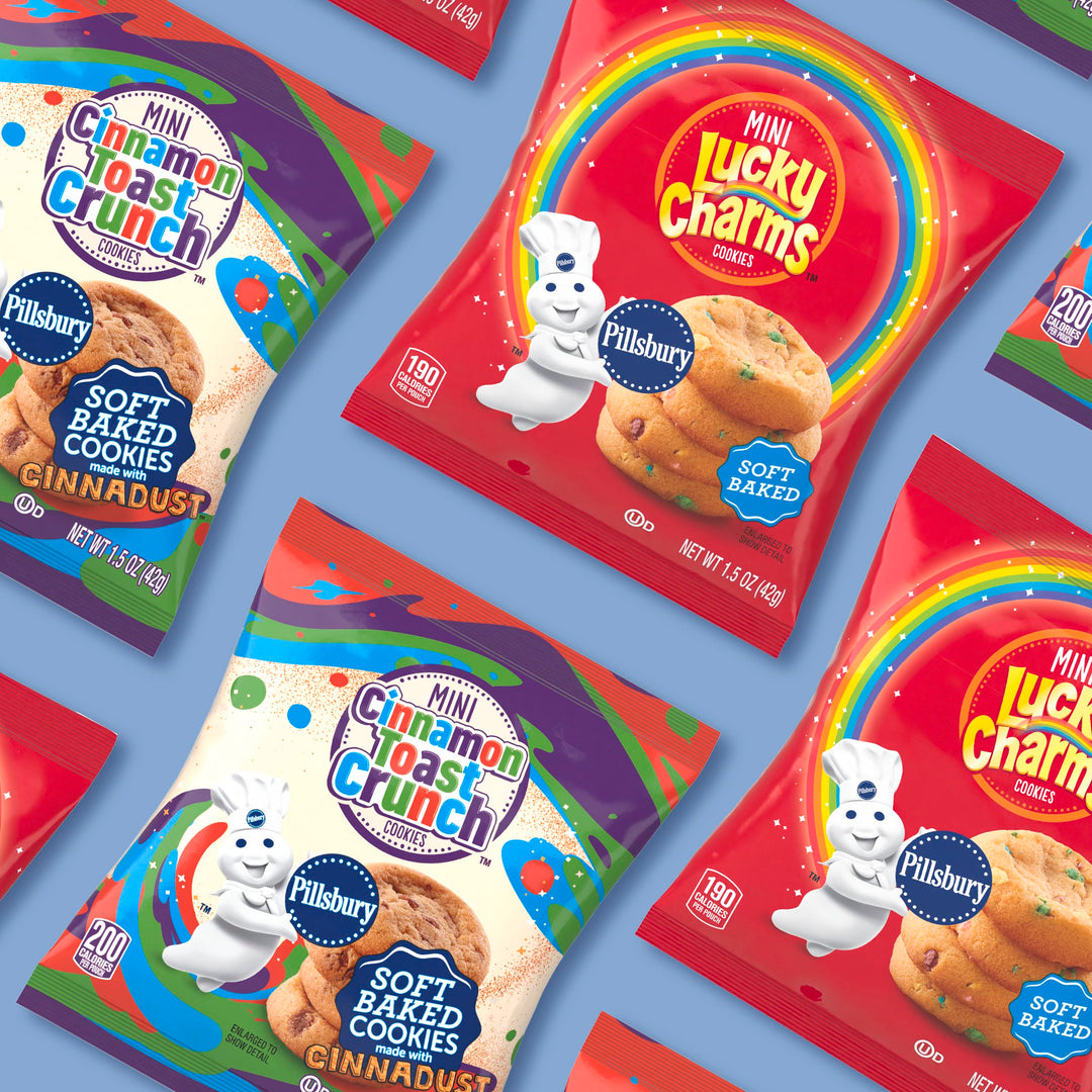 Pillsbury Soft Baked Cinnamon Toast Crunch Cookies-3 oz.-6/Box-9/Case