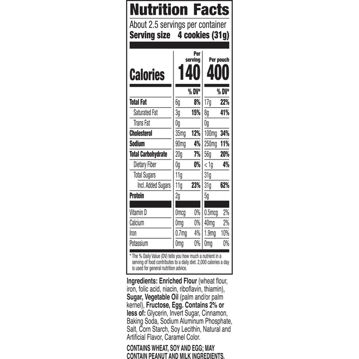 Pillsbury Soft Baked Cinnamon Toast Crunch Cookies-3 oz.-6/Box-9/Case