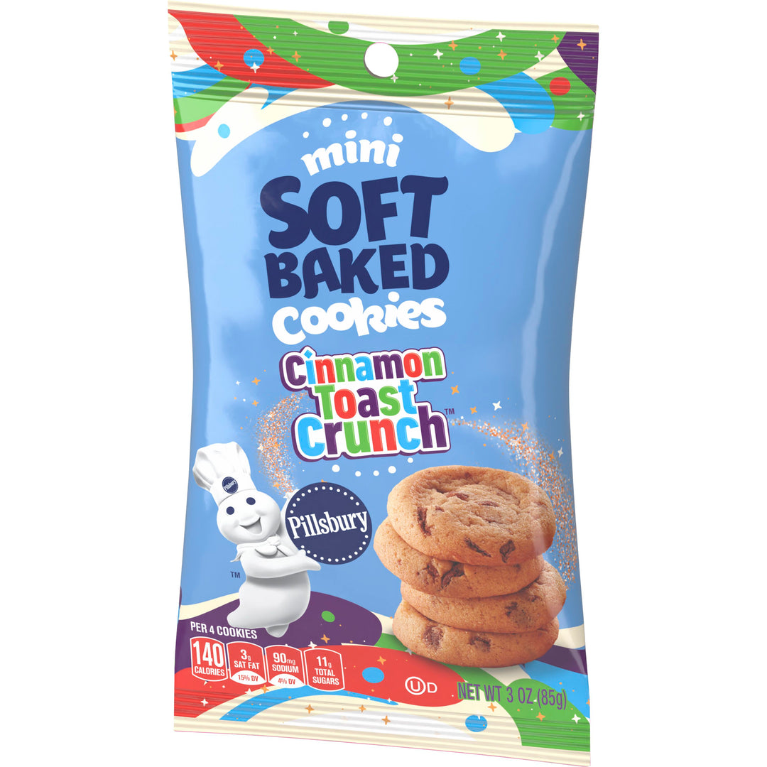 Pillsbury Soft Baked Cinnamon Toast Crunch Cookies-3 oz.-6/Box-9/Case