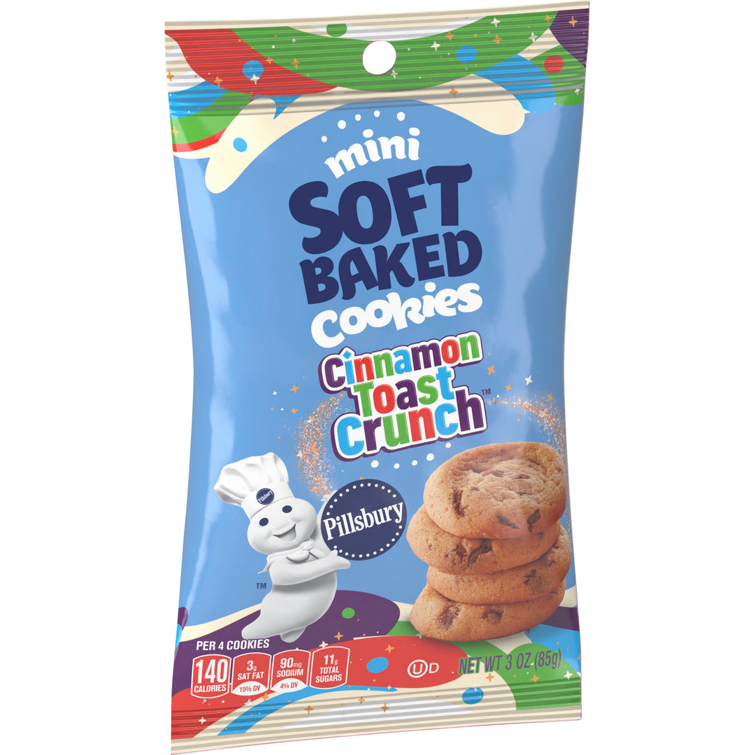 Pillsbury Soft Baked Cinnamon Toast Crunch Cookies-3 oz.-6/Box-9/Case