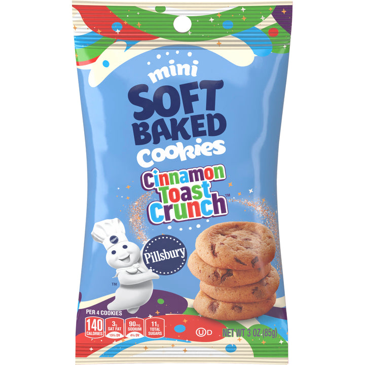 Pillsbury Soft Baked Cinnamon Toast Crunch Cookies-3 oz.-6/Box-9/Case
