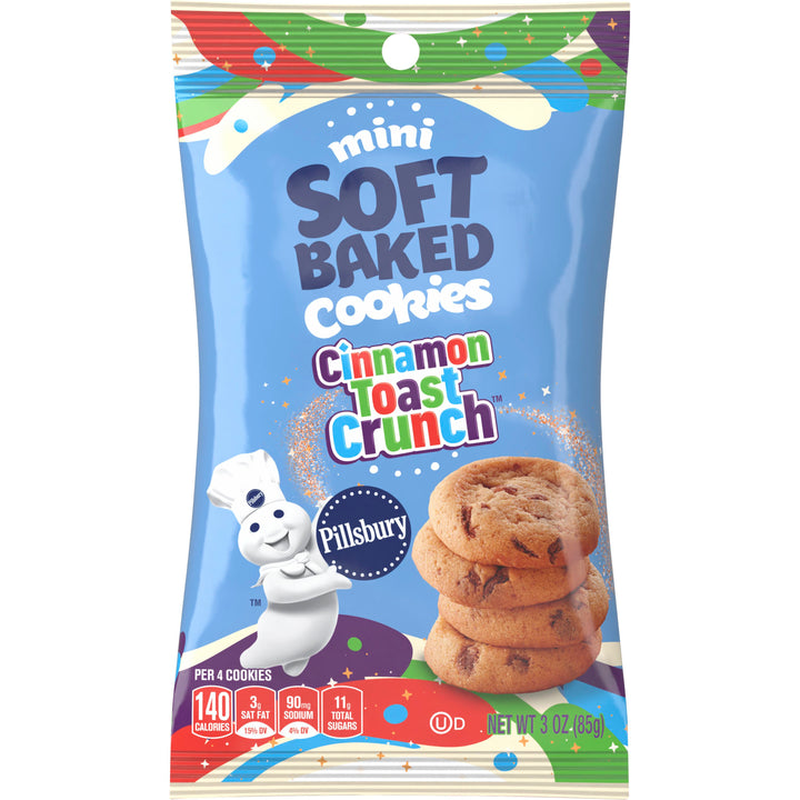 Pillsbury Soft Baked Cinnamon Toast Crunch Cookies-3 oz.-6/Box-9/Case