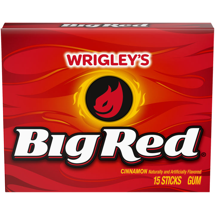 Big Red Single Serve Gum-15 Piece-10/Box-12/Case