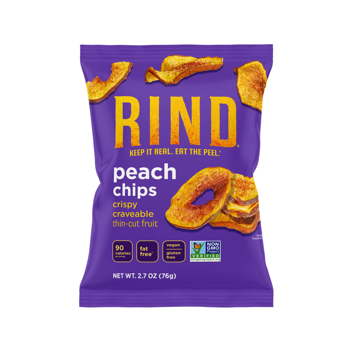 Rind Snacks Peach Chips-3 oz.-6/Case