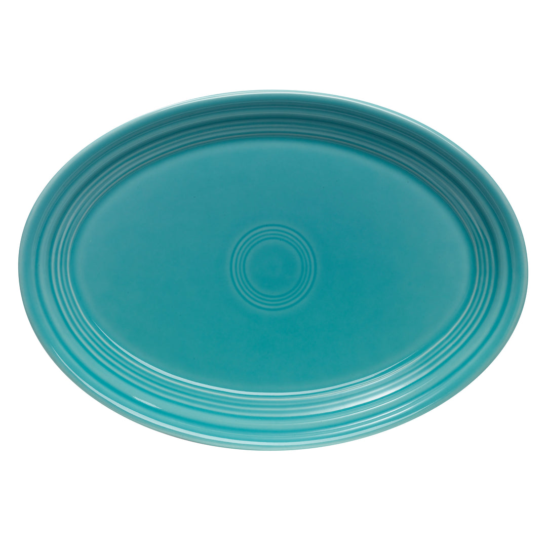 Fiesta Oval Platter 9 5/8 In X 6 3/4 In Fiesta Turquoise-1 Dozen-1/Case