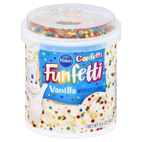 Pillsbury Frosting Confetti Funfetti-15.6 oz.-8/Case