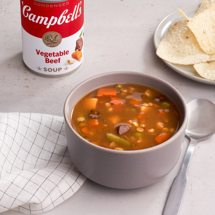 Campbell's Condensed Vegetable Beef Soup-10.5 oz.-12/Case