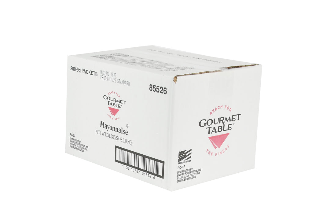 Gourmet Table Mayonnaise Single Serve-9 Gram-200/Case