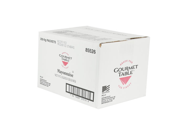 Gourmet Table Mayonnaise Single Serve-9 Gram-200/Case