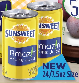 Sunsweet Grower Prune Juice - Cans 24/7.5 Oz Loose Pack-180 fl. oz.-1/Case