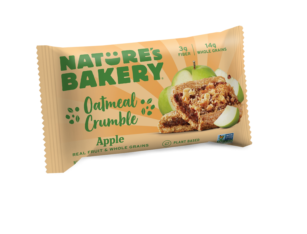 Nature's Bakery Oatmeal Crumble Apple Bar-8.46 oz.-6/Case