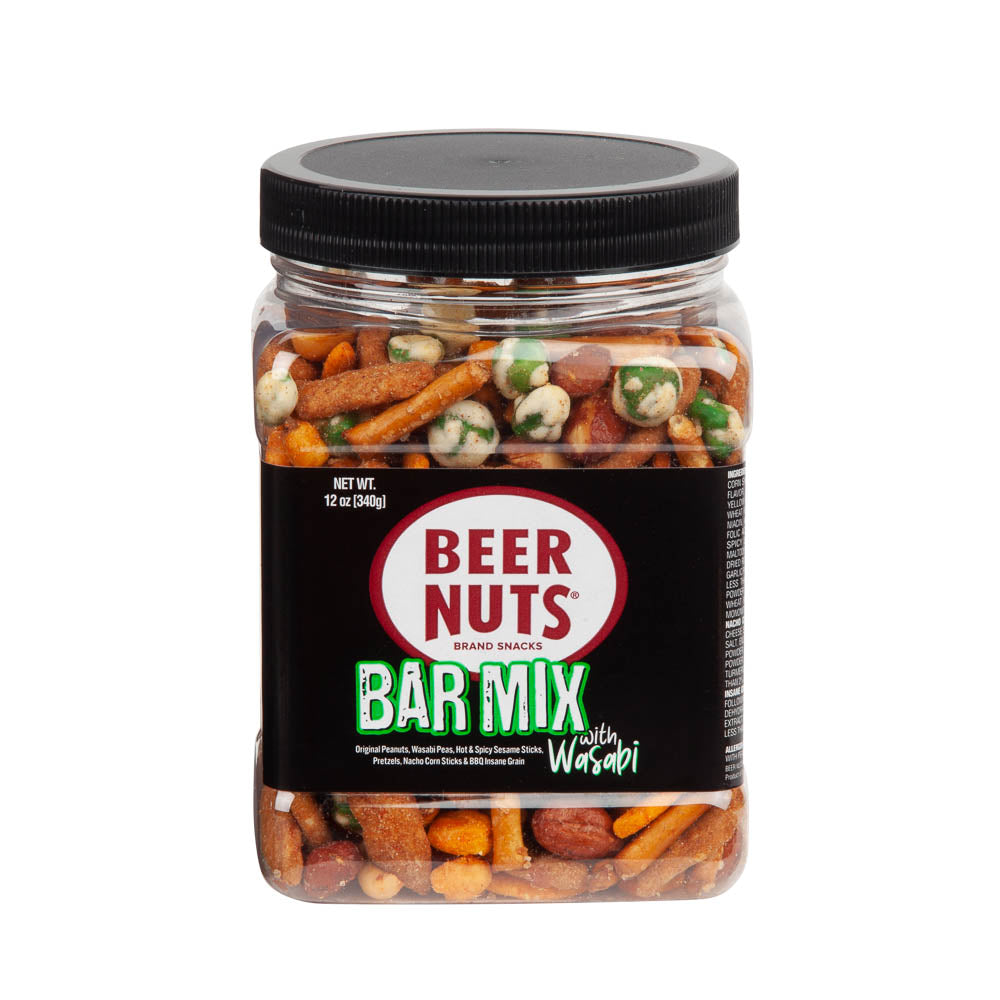 Beer Nuts Nuts Bar Mix With Wasabi-12 oz.-6/Case