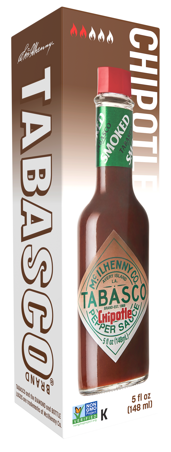 Tabasco Chipotle Hot Sauce Bottle-5 fl. oz.-12/Case