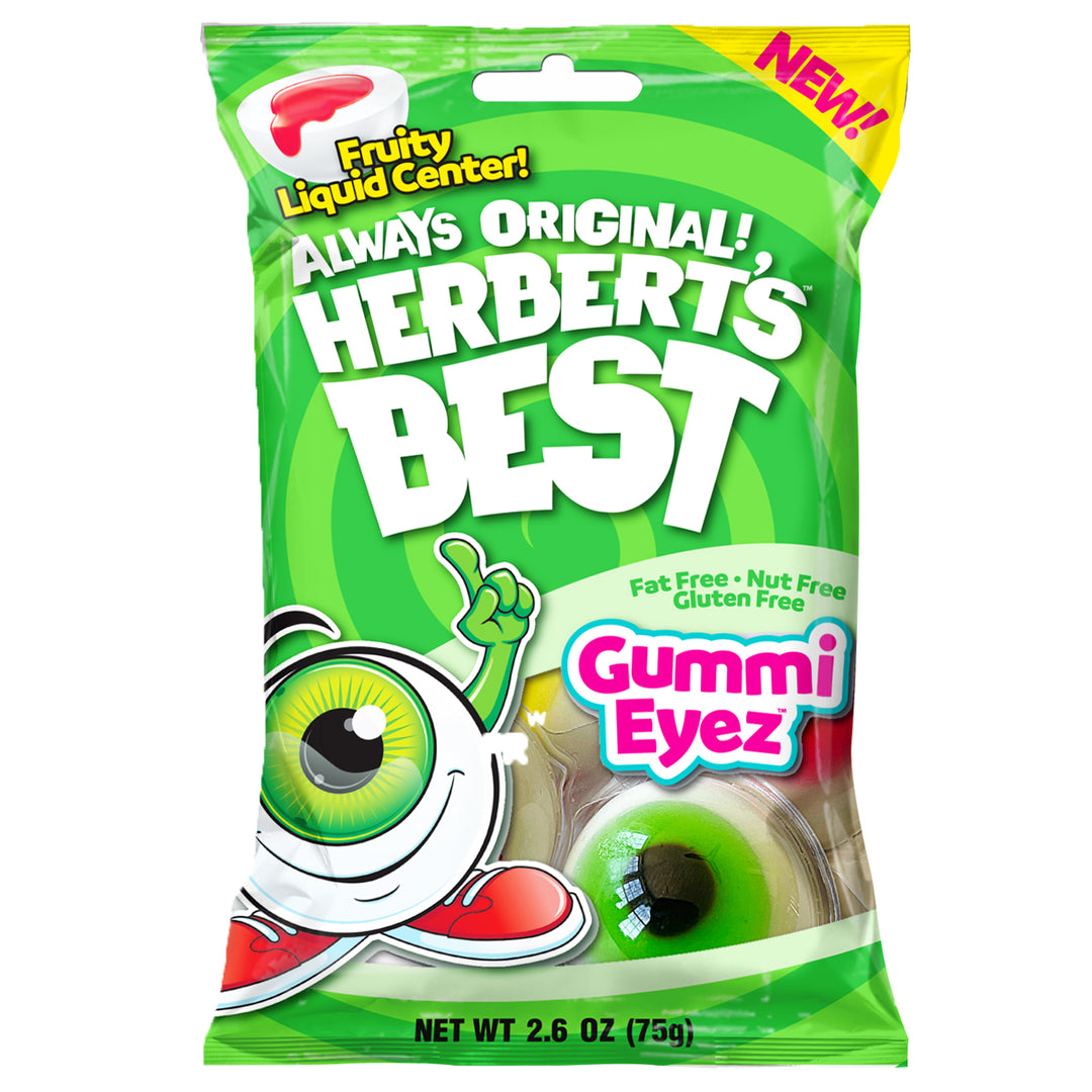 Herbert's Best 3D Gummy Candy Combination Display-72 Count-1/Case