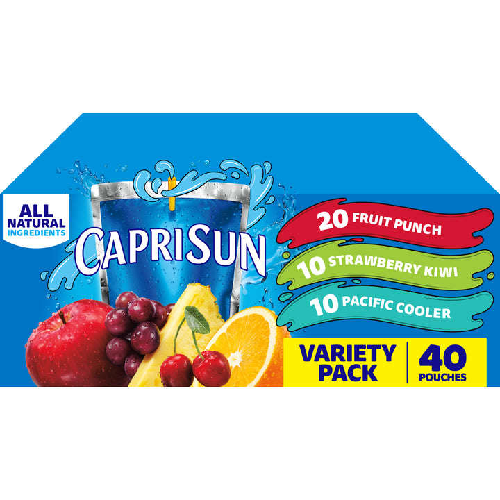 Capri Sun Ready To Drink Variety Pack Soft Drink-4 Count-1/Case