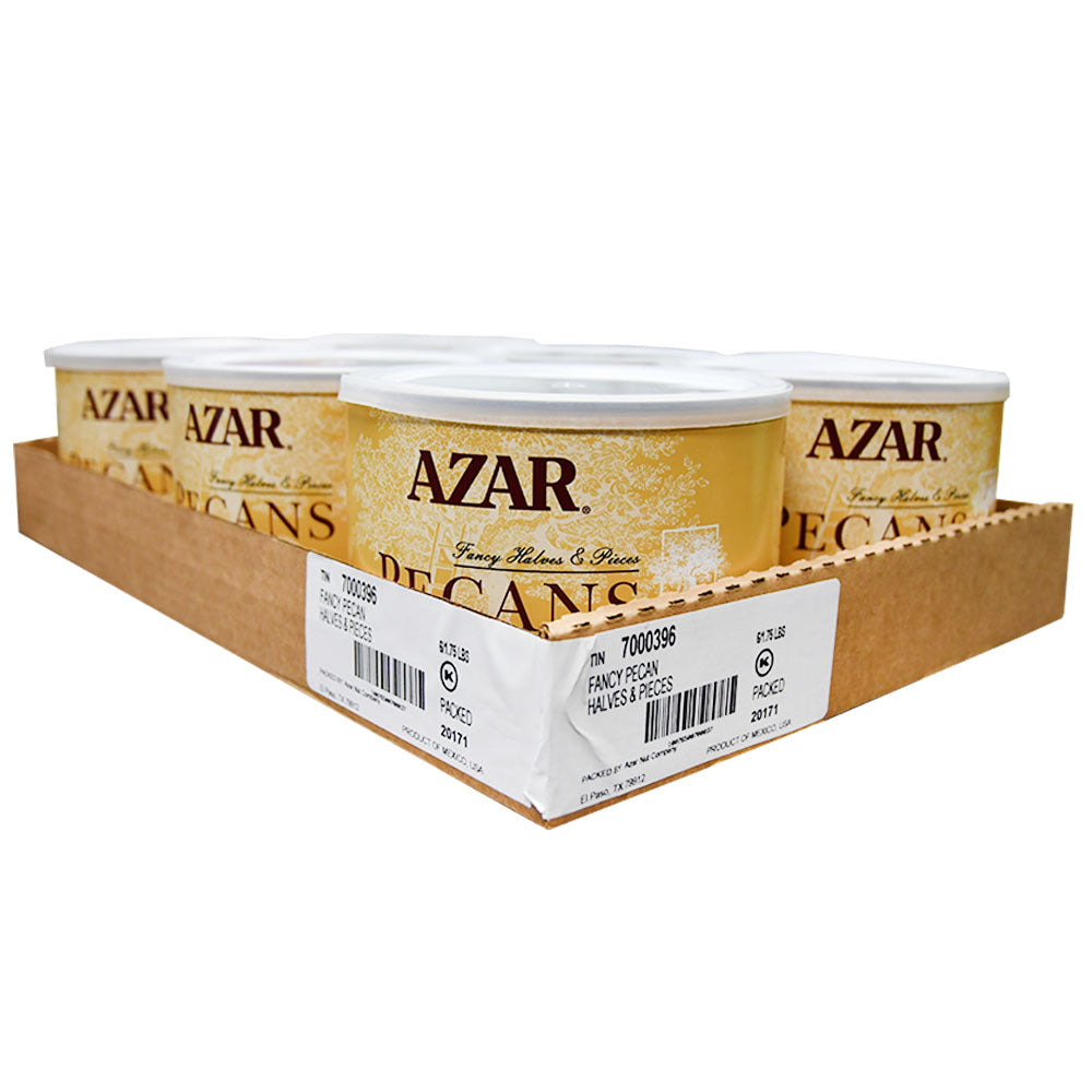 Azar Pecan Halves Fancy Pieces-1.75 lbs.-6/Case