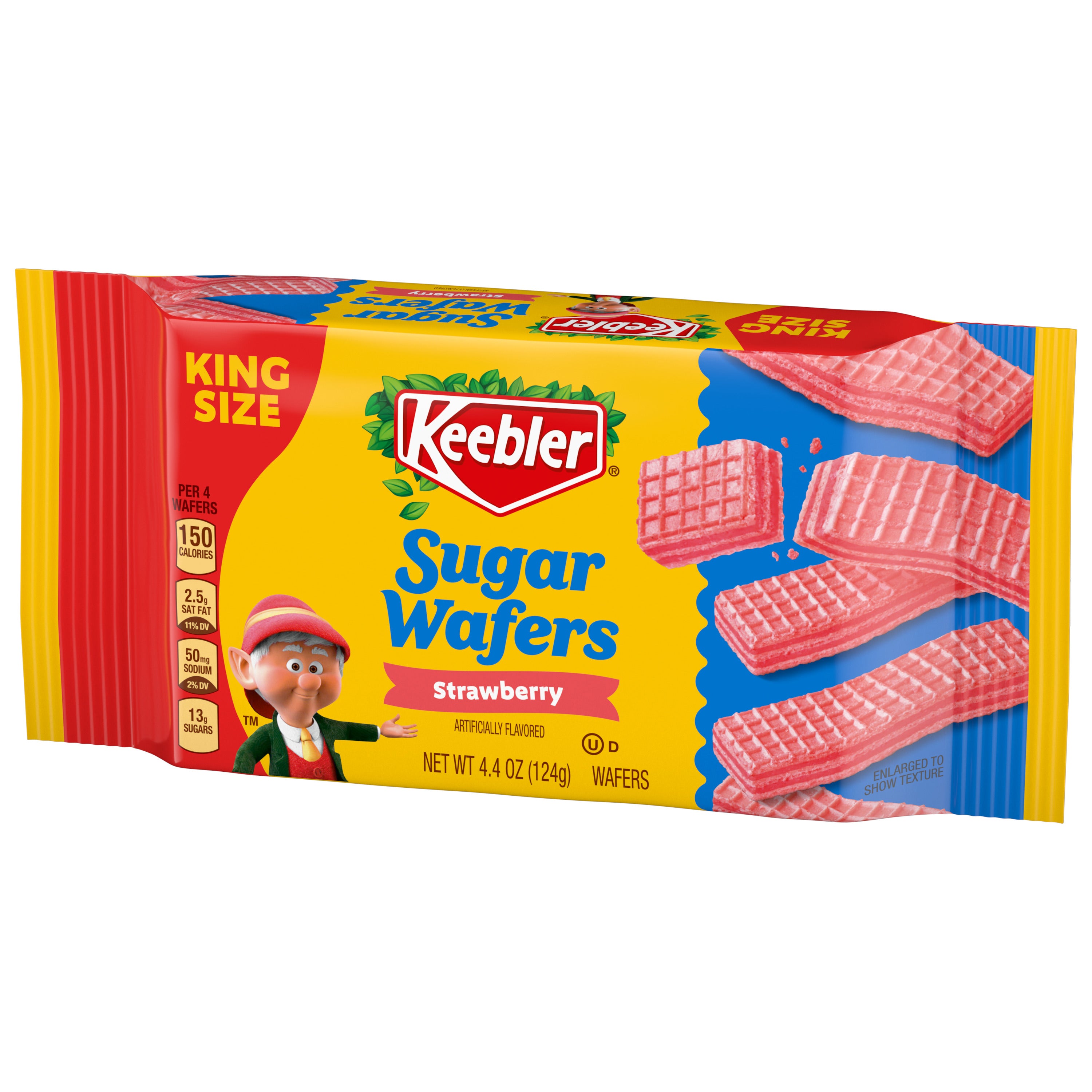 strawberryページ Kb Sugar Wafers Strawberry-4.4 oz.-9/Box-9/Case MPN# 07357