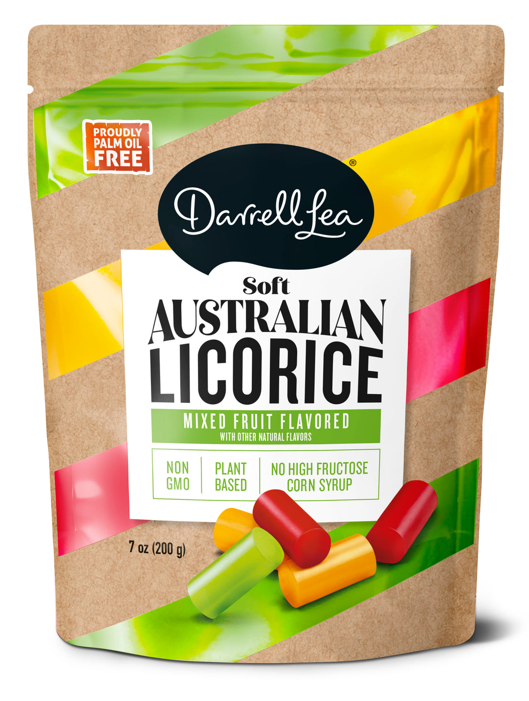 Darrell Lea Mixed Soft Licorice-7 oz.-8/Case